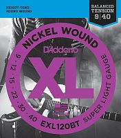 D`ADDARIO MOSCOW EXL120BT Nickel Wound